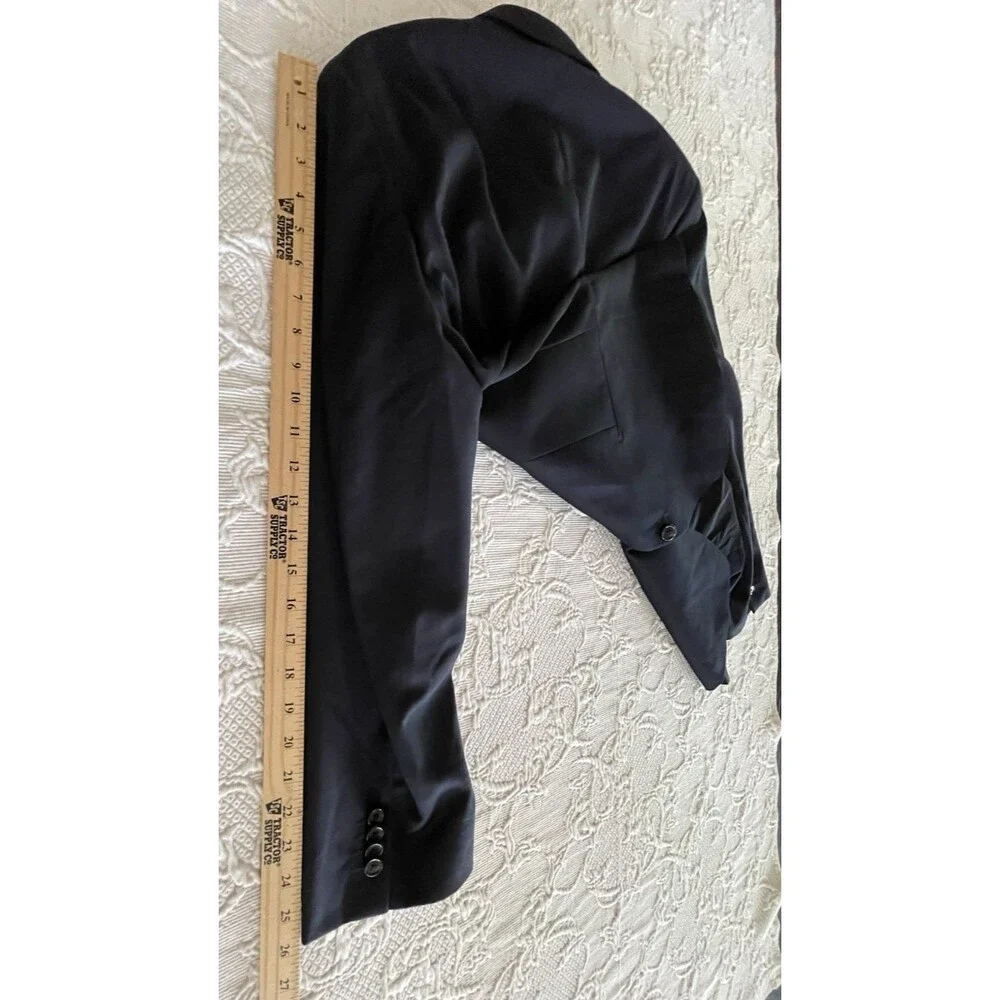 Lauren Ralph Lauren Black Label Slim Fit Blazer Jacket AMF Pick Stitching 46R